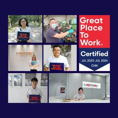 Mersen china employees awarded Great Place to Work