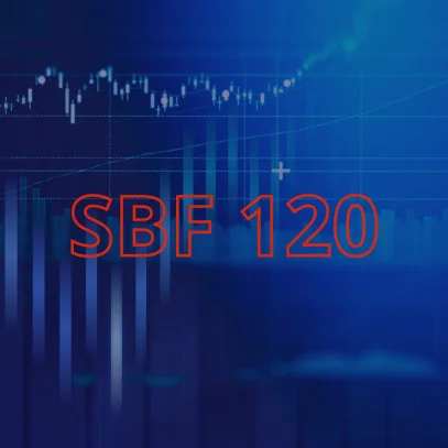 financial graph with SBF 120