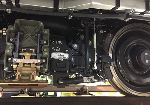 Current Collector Device (CCD) bogie top contact