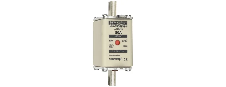 A228459 - NH00GG69V80 Fuses | Mersen