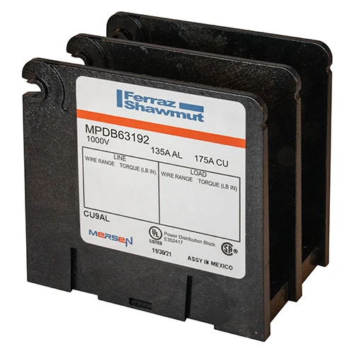 高評価! Power MPDB63192 Distribution Mersen | Blocks プリンタアクセサリ
