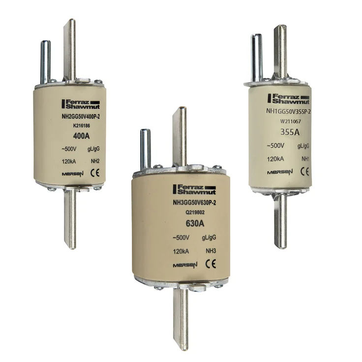 HSモデル　ヒューズ500 NH fuse-links gG 500 - 690VAC , with striker size 0, 1, 2, 3, 4