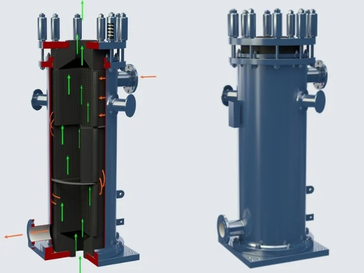 Polybloc heat exchanger