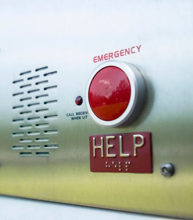 Emergency help button