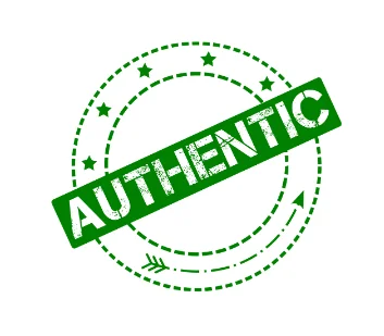 authenticity badge