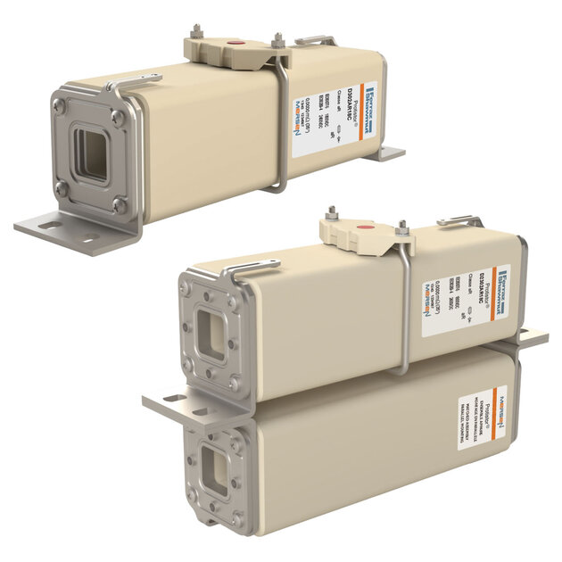 1800s Fuse Protistor® size 302 and 2x302 aR, 1800VDC for Railway application Fuses ...